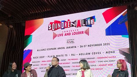 Line Up Penampil Soundrenaline Kembalinya Lebaran Musisi Indonesia