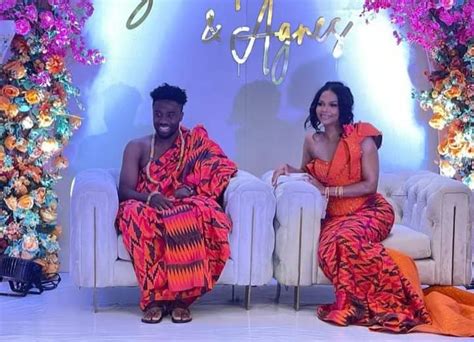 Ghanaian Striker Samuel Tetteh Marries His German South Sudanese Partner