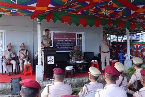 Dgp Mizoram Visited Khawzawl Police And Nd Ir Battalion Headquarters