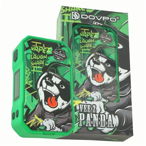 Jual Mod Vape DOVPO VEE 2 PANDA 200W Green Vaperstuff Authentic By