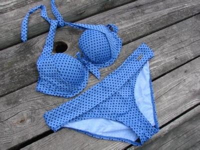 Marie Claire Bikini Niebieski Str J W Groszki B Oficjalne Archiwum Allegro