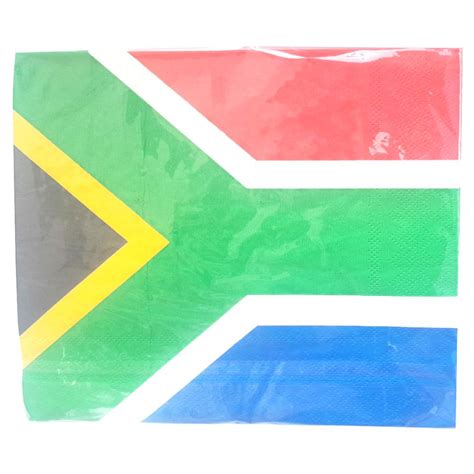 Party Serviettes 33cm - South African Flag - Value Baking Supplies