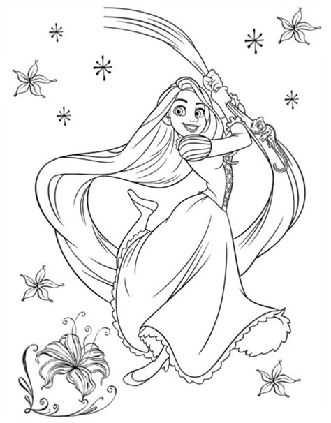 Disney Princess Tangled Coloring Pages