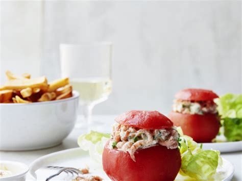 Tomaat Garnaal Met Verse Frietjes En Kropsla Libelle Lekker