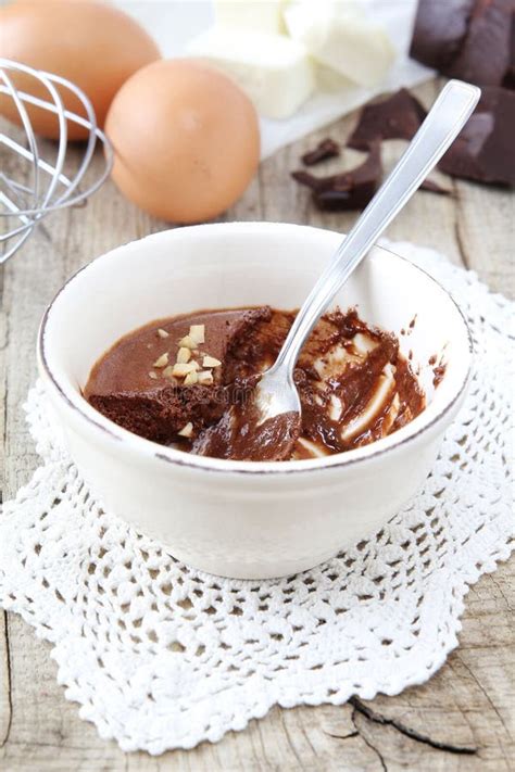 Chocolate Mousse Stock Image Image Of Nuts Chocolate 31124885