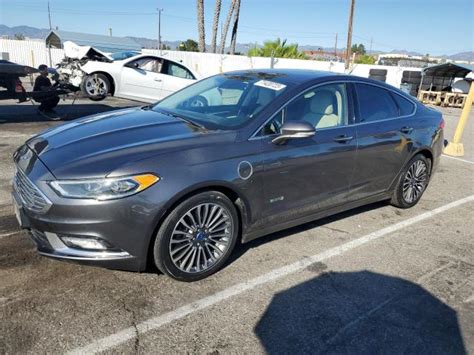 2017 Ford Fusion Titanium Phev For Sale Ca Van Nuys Fri Nov 03 2023 Used And Repairable