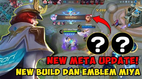 New Meta Update Miya New Build Wajib Pake Item Ini Di Meta Sekarang