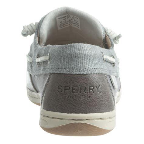 Sperry Songfish Waxy Canvas Boat Shoes (For Women)