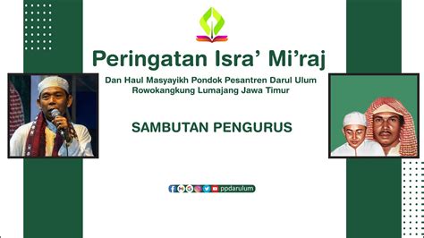 Pengajian Umum Dalam Rangka Peringatan Isra Mi Raj Haul Masyayikh