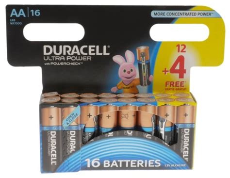 Batterie Aa Mignon Duracell Lr6 Mx1500 Mit Energieanzeige Powercheck