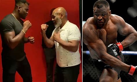 Mike Tyson Allena Francis Ngannou Per Il Match Con Tyson Fury Video