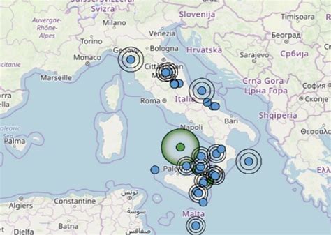 Scossa Di Terremoto Di Magnitudo Nel Tirreno Meridionale Zone