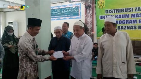 BAZNAS SALURKAN BANTUAN Rp 70 400 000 KEPADA KAUM MASJID YouTube