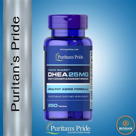 Puritan S Pride Dhea 25 Mg 250 Tablets Shopee Thailand