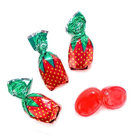 Strawberry Delight Bon Bons Hard Candy - 5lb Bulk | CandyStore.com