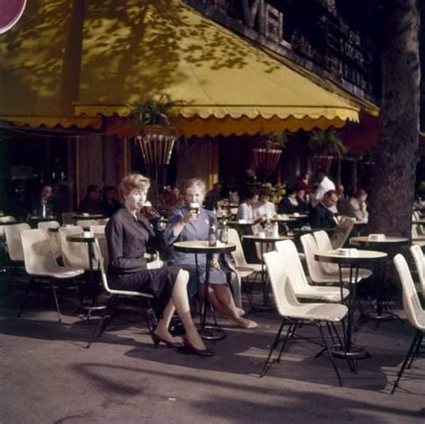 Paname Paris on Twitter Terrasse de café 1950 Paris