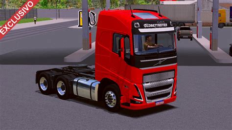 Skin Volvo FH Vermelho No Bitrem EXCLUSIVO Skins Games Truck