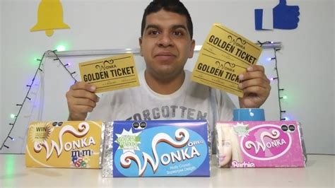 PROBANDO Y ABRIENDO 3 BARRAS DE CHOCOLATE WONKA YouTube