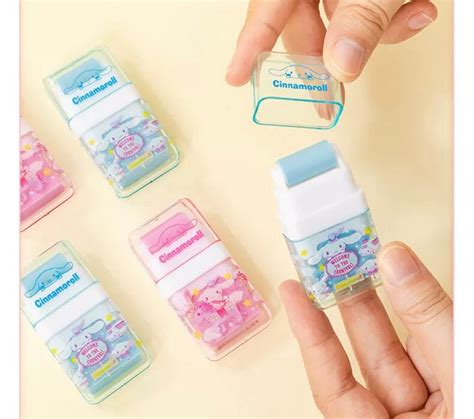 Cinnamoroll Eraser Rubber And Roller Combo Sanrio Japanese Etsy UK