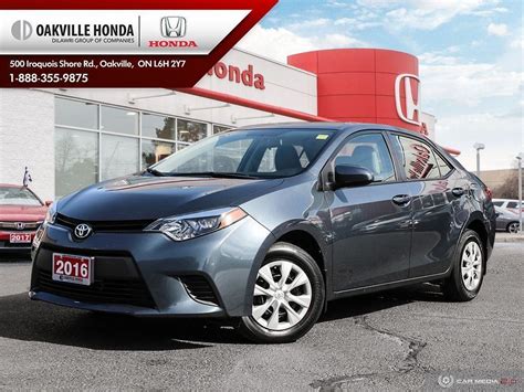 Oakville Honda 2016 Toyota Corolla 4 Door Sedan CE 4A 101047A