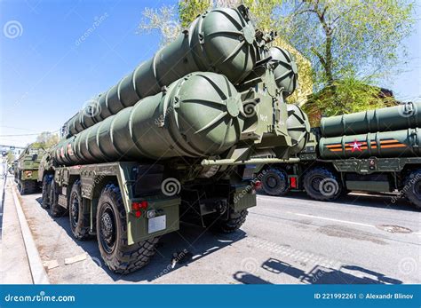 Russian Anti Aircraft Missile System SAM S 400 Triumph Editorial Photo