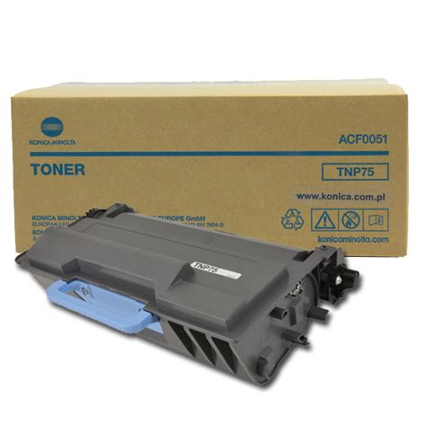 Made By Konica Minolta TNP75 TNP 75 ACF0033 Black Toner Cartridge For