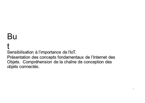 Introduction Linternet Des Objets Ido Iot Ppt T L Charger