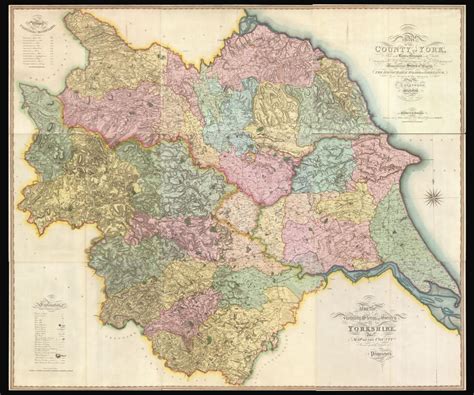 Yorkshire - Greenwood's large-scale map of Yorkshire | BADA