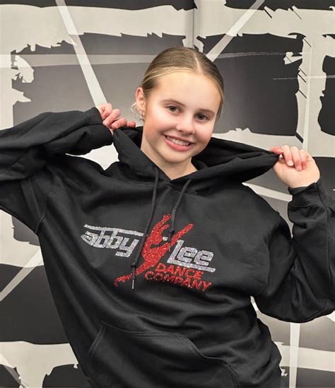 ALDC-NEW Rhinestone Black Hoodie – Abby Lee