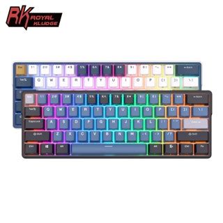 Royal Kludge RK61Plus 2 4G Wireless Bluetooth 3 0 USB C Three Mode Hot Swap RGB Backlit Mini