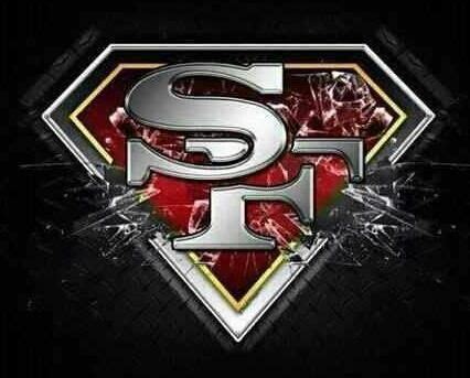 49ers superman logo | San francisco 49ers football, San francisco 49ers ...