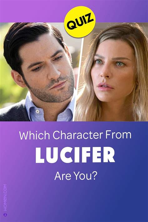 Quiz Which Character From Lucifer Are You Artofit