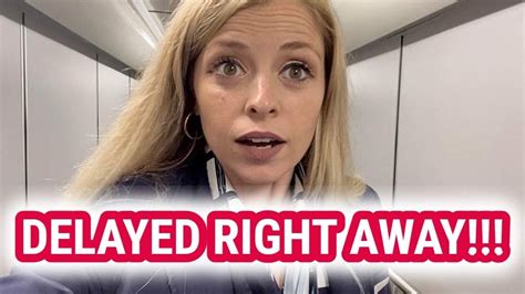 Delayed On Our First Flight My Flight Attendant Life Youtube