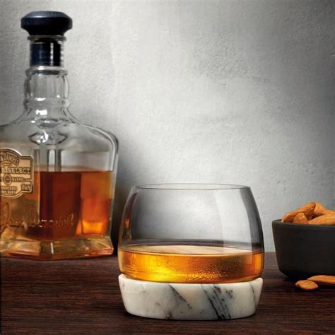 Chill Whisky Tumbler With Marble Base By Nude Glass Design Is This