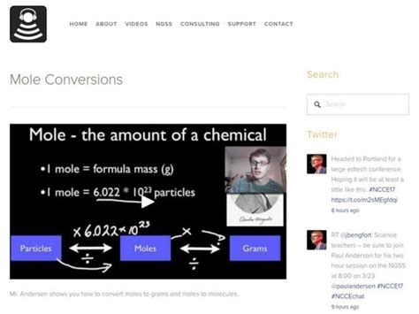 Mole Conversions Instructional Video For 9th 12th Grade Lesson Planet