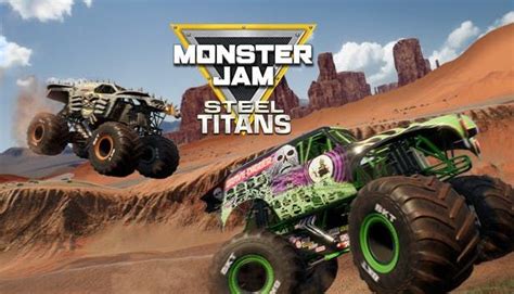 Monster Jam Steel Titans Box Cover Art Mobygames