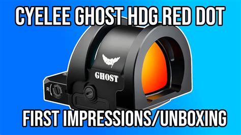 cyelee ghost hdg tabletop unboxing youtube