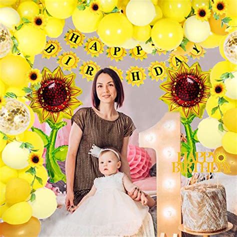 Sunflower Birthday Party Decorations Supplies Kit Sunflower Balloon