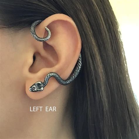 Single Snake Cuff Earring Snake Cuff Earring Gothic Earring Gothic