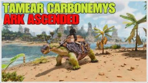 Como Tamear Una Carbonemys En Ark Ascended En Minuto Tamear