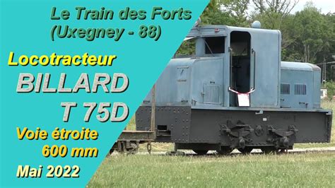 Locotracteur Billard T D Le Train Des Forts Uxegney Mai