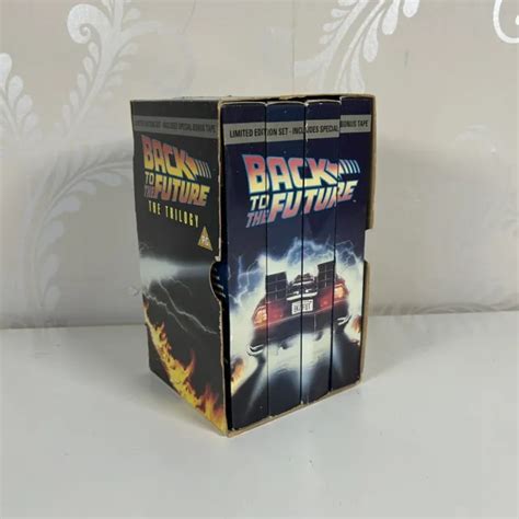 Back To The Future Trilogy Widescreen Vhs Limited Edition Box Set Vhs