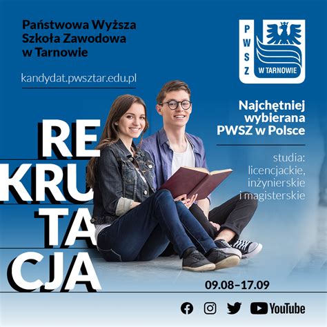 Rekrutacja Dodatkowa Na Studia W Pwsz Rozpocz Ta Akademia Tarnowska