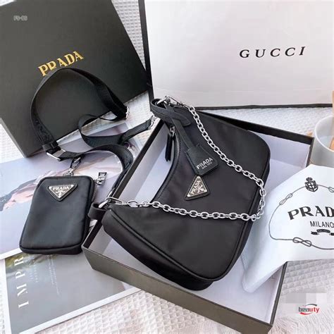 Bolso Bandolera Mujer Cross Negro Edición Limitada 2022 Prada Shopee