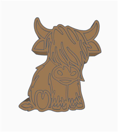 Stanley Highland Cow Straw Topper By Thecarriefiles Download Free Stl