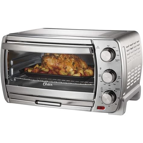 buy oster convection toasterpizza oven brushed chrome tssttvsk