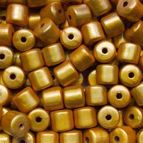 Miracle Beads 8mm Drum Dark Gold 30pcs