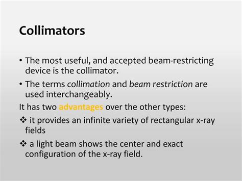 Beam Restriction Technique And Devices Pptx