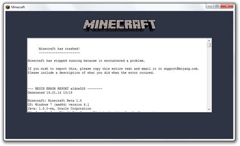 Fileold Minecraft Crash Windowpng Official Minecraft Wiki