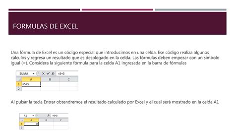 Funciones Y Formulas De Excel PPT